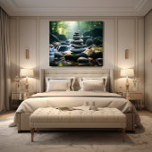 Toile Pierres empilées