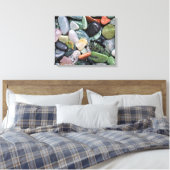Toile Pierres modernes Galets Quartz minéral (Insitu(Chambre))