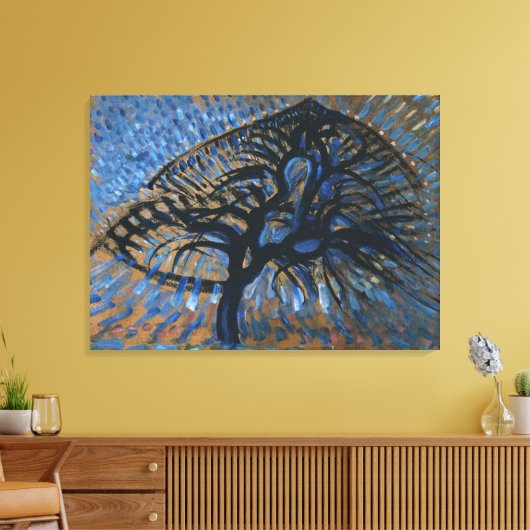 TOILE PIET MONDRIAN APPLE BLOSSOM TREE IMPRIMER ABSTRAIT (Insitu(Salon))