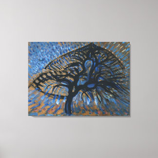 TOILE PIET MONDRIAN APPLE BLOSSOM TREE IMPRIMER ABSTRAIT