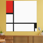 Toile Piet Mondrian - Composition Abstrait géométrique (Insitu(Salon))