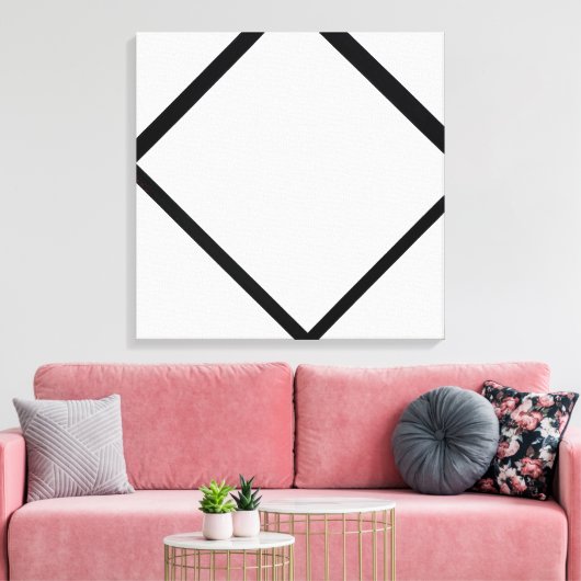Toile Piet Mondrian Composition No 1 Lozenge avec quatre (Insitu(Salon))