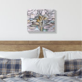 Toile PIET MONDRIAN FLOWERING APPLE TREE, imprimé Abstra (Insitu(Chambre))