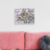 Toile PIET MONDRIAN FLOWERING APPLE TREE, imprimé Abstra (Insitu(Salon))