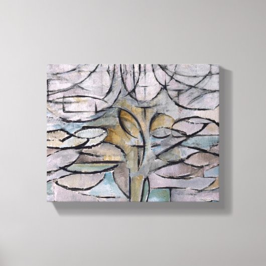 Toile PIET MONDRIAN FLOWERING APPLE TREE, imprimé Abstra (Recto)