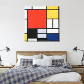 Toile Piet Mondrian Red, Yellow, Blue et Black (1921) (Insitu(Chambre))