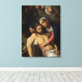 Toile Pietà (Marie et Jésus) (par Adam Elsheimer) (Insitu (Plancher de Bois))