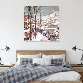 Toile Pieter Bruegel l'Ancien. Les chasseurs dans la nei (Insitu(Chambre))