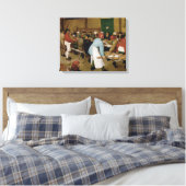 Toile Pieter Bruegel l'Ancien - Mariage paysan (Insitu(Chambre))