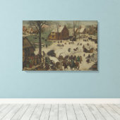 Toile Pieter Bruegel l'Ancien - Numérotation à Bethléem (Insitu (Plancher de Bois))
