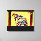 Toile Pigeon coloré (Recto)