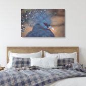 Toile pigeon couronné (Insitu(Chambre))