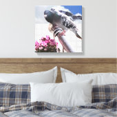 Toile Pigeon et Fleurs (Insitu(Chambre))