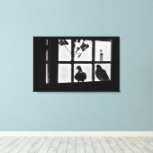 Toile Pigeon Friends (Insitu (Plancher de Bois))