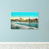 Toile Pike Front et Long Beach, Californie (Insitu (Plancher de Bois))