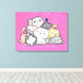 Toile Pile de chatons (Insitu (Plancher de Bois))