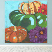 Toile Pile de citrouilles (Insitu (Plancher de Bois))