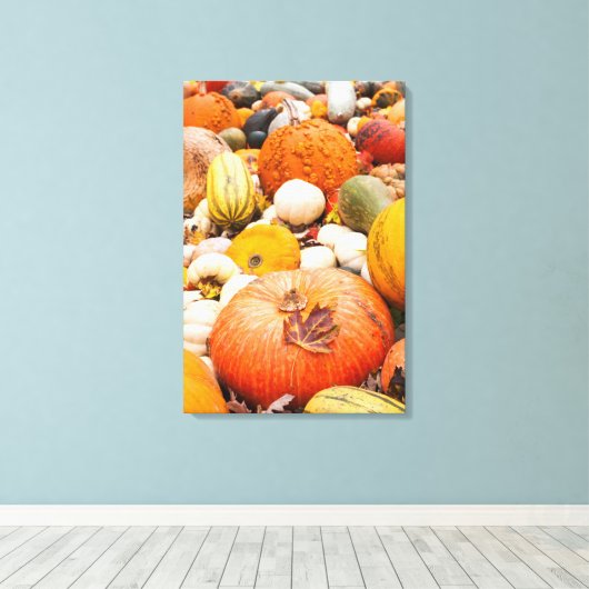 Toile Pile De Citrouilles Et Squash (Insitu (Plancher de Bois))