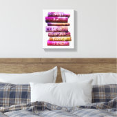 Toile Pile de livres Les choses préférées (Insitu(Chambre))