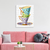 Toile Pile De Trois Tasses Vintages (Insitu(Salon))