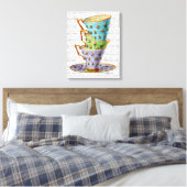 Toile Pile De Trois Tasses Vintages (Insitu(Chambre))