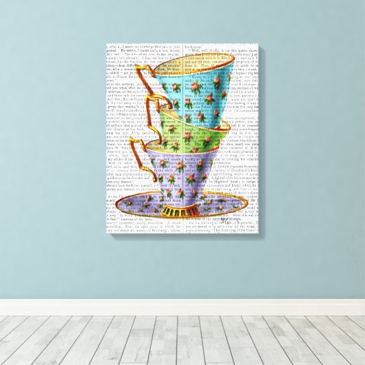 Toile Pile De Trois Tasses Vintages (Insitu (Plancher de Bois))