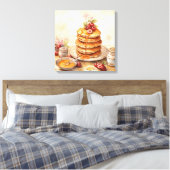 Toile Pile vintage Pancakes Retro Kitchen Wall Art (Insitu(Chambre))