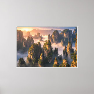 Toile Piliers d'Hallelujah - Fine Art du Ciel Flottant