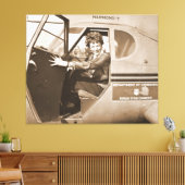 Toile Pilote Amelia Earhart 1936 (Insitu(Salon))