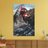 Toile Pilote de vélo droit jetez l'oreiller (Insitu(Salon))