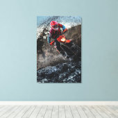 Toile Pilote de vélo droit jetez l'oreiller (Insitu (Plancher de Bois))