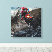 Toile Pilote de vélo droit jetez l'oreiller (Insitu (Plancher de Bois))