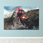 Toile Pilote de vélo droit jetez l'oreiller (Insitu (Plancher de Bois))