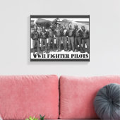 TOILE PILOTES COMBATTANTS DE LA SECONDE GUERRE MONDIALE (Insitu(Salon))