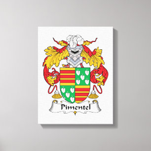 Toile Pimentel Family Crest