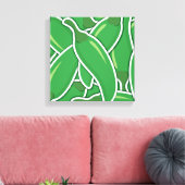 Toile Piments de piment vert funky (Insitu(Salon))
