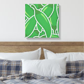 Toile Piments de piment vert funky (Insitu(Chambre))
