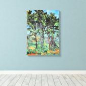 Toile Pin avec Viaduc par Paul Cezanne, Art ancien (Insitu (Plancher de Bois))