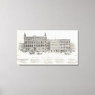 Toile Pin et Californie de côté Ouest de Montgomery