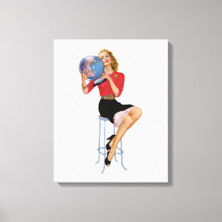 Toile Pin Up Girl #12 @ GarysRetroGarage