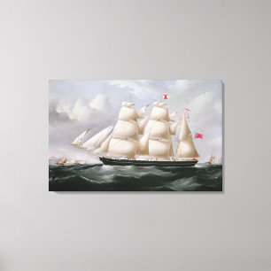 Toile Pince barque 'Procymatia' de Douvres (huile sur ca