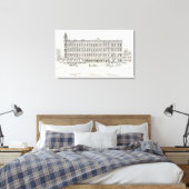 Toile Pine côté sud Davis et front (Insitu(Chambre))