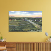 Toile Pinedale, WY - Siège du comté de Sublette Comté (Insitu(Salon))