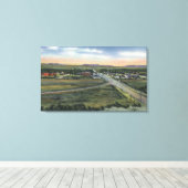 Toile Pinedale, WY - Siège du comté de Sublette Comté (Insitu (Plancher de Bois))