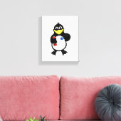 Toile Pingouin de dessin (Insitu(Salon))