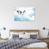 Toile Pingouins d'Adelie (pygoscelis adeliae) Antarctiqu (Insitu(Chambre))