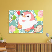 Toile Pingouins de Kawaii (Insitu(Salon))