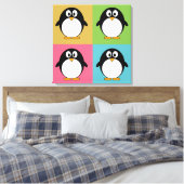 Toile Pingouins en caricature mignons (Insitu(Chambre))