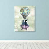 Toile Pingouins volants (Insitu (Plancher de Bois))