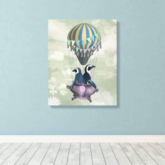 Toile Pingouins volants (Insitu (Plancher de Bois))